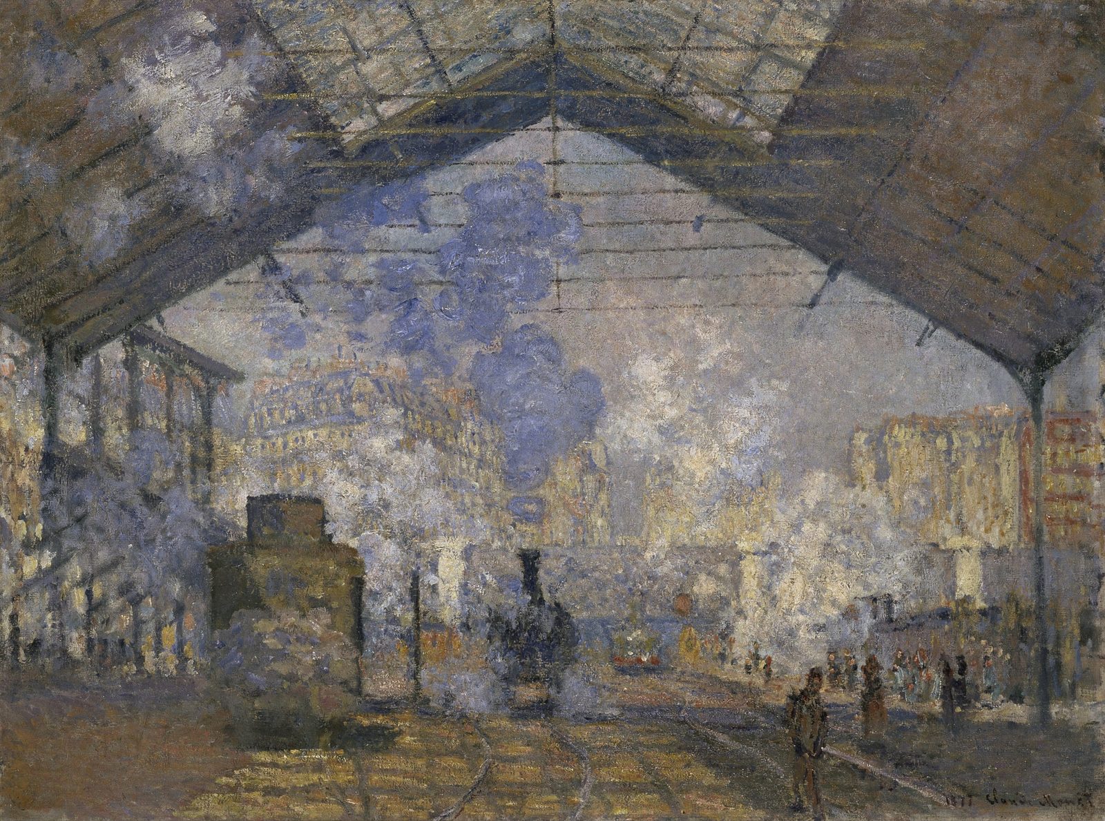 클로드 모네, 생라자르 역, 1877